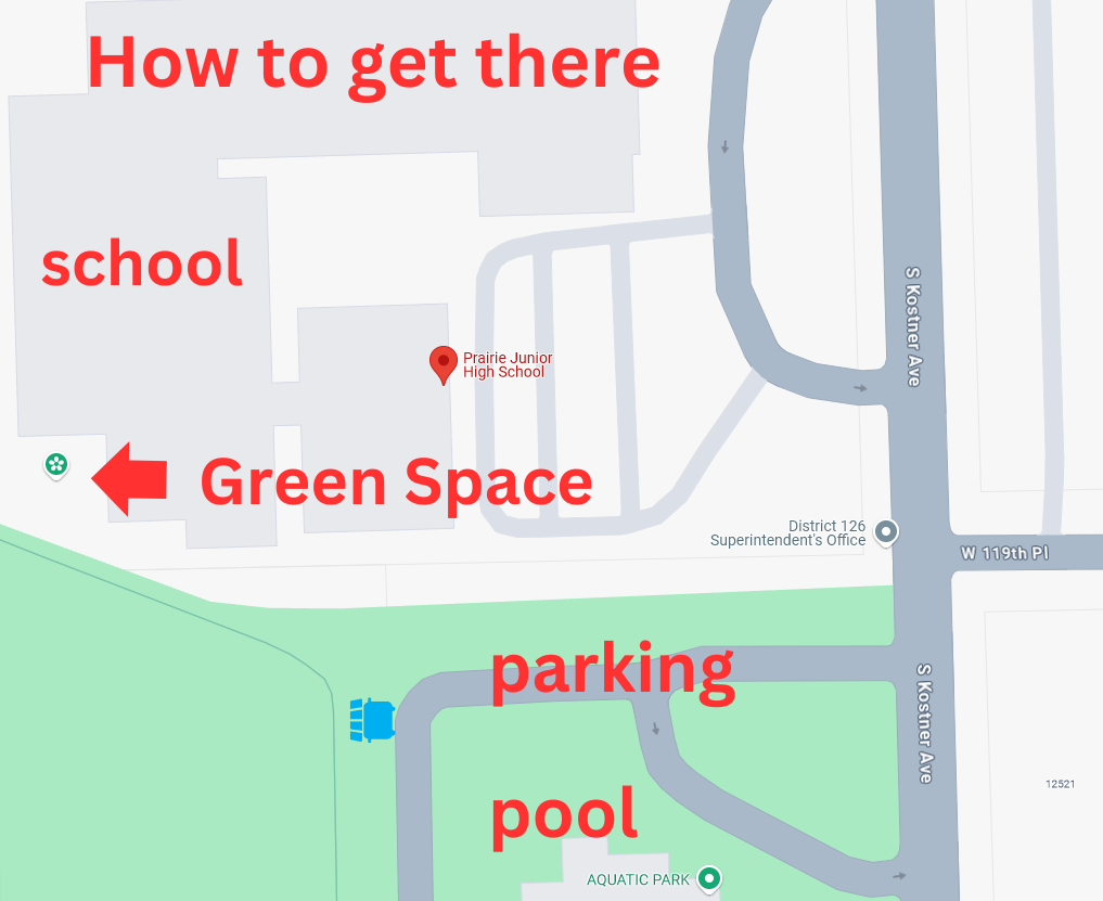 map to green space project