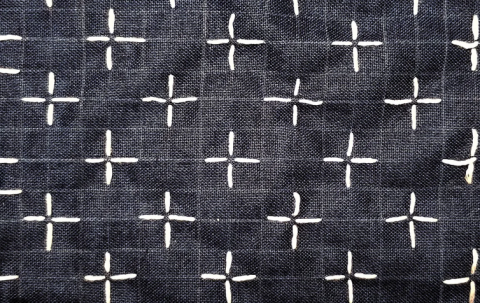 sashiko mending stitches