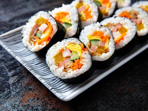 kimbap rolls