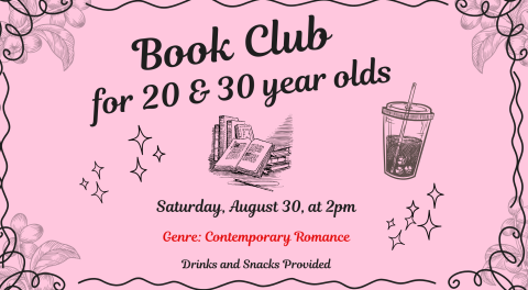 Book Club for 20 & 30 year olds